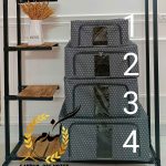 باکس برزنتی اسکلتدار طوسی خالدار