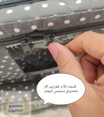 باکس برزنتی اسکلتدار صورتی خالدار - Image 4