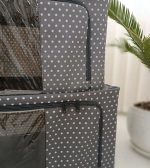 باکس برزنتی اسکلتدار صورتی خالدار - Image 3